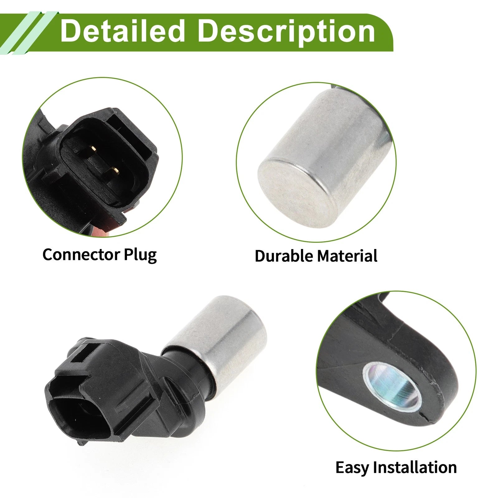 1 Pc Crankshaft Position Sensor for Lexus RX330 (2004–2006) 0296000250/0296000251