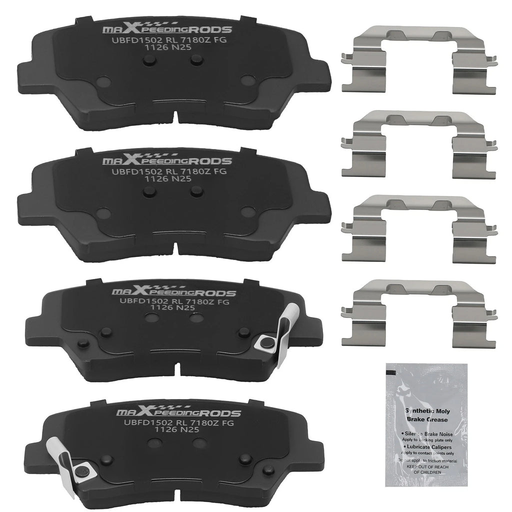 Front Ceramic Brake Pads Set for Hyundai Elantra Coupe (2013–2014) / Veloster (2012–2016)
