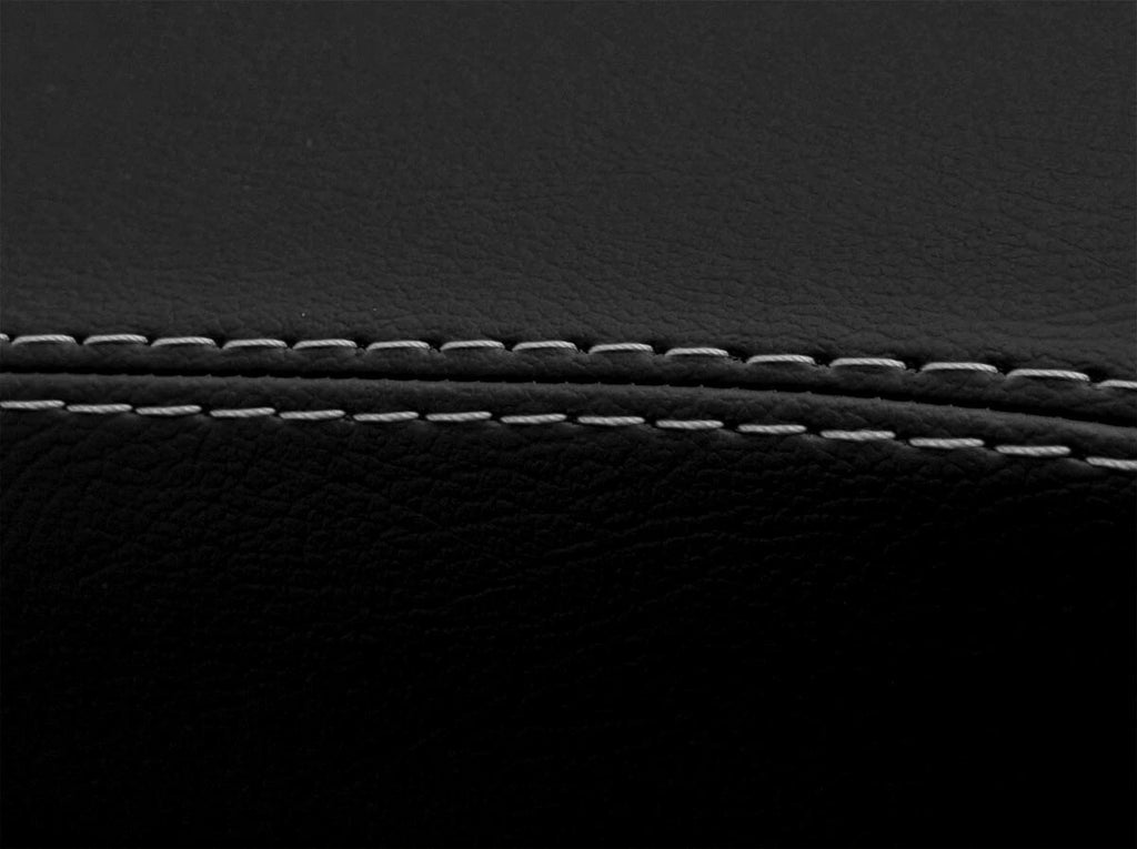 Leather Console Lid Armrest Cover for BMW E90 (2005–2013) Gray Stitch
