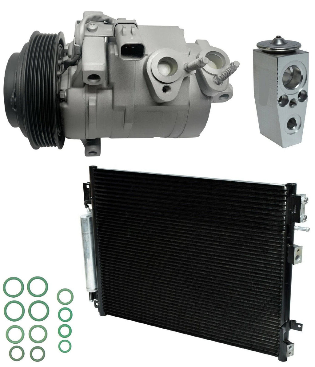 A/C Compressor Kit With Condenser for Dodge Challenger 6.4L (2013–2013)