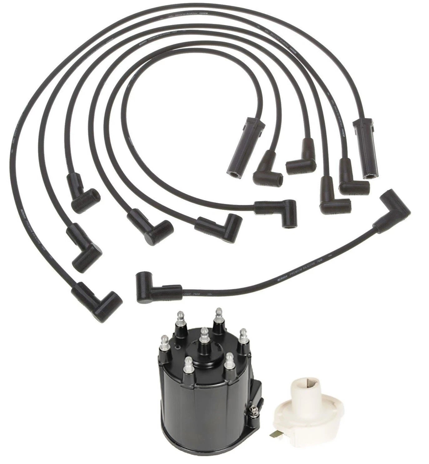 Distributor Cap Rotor & Wires Kit for GM Bravada Safari 4.3L V6 (1991–1996)