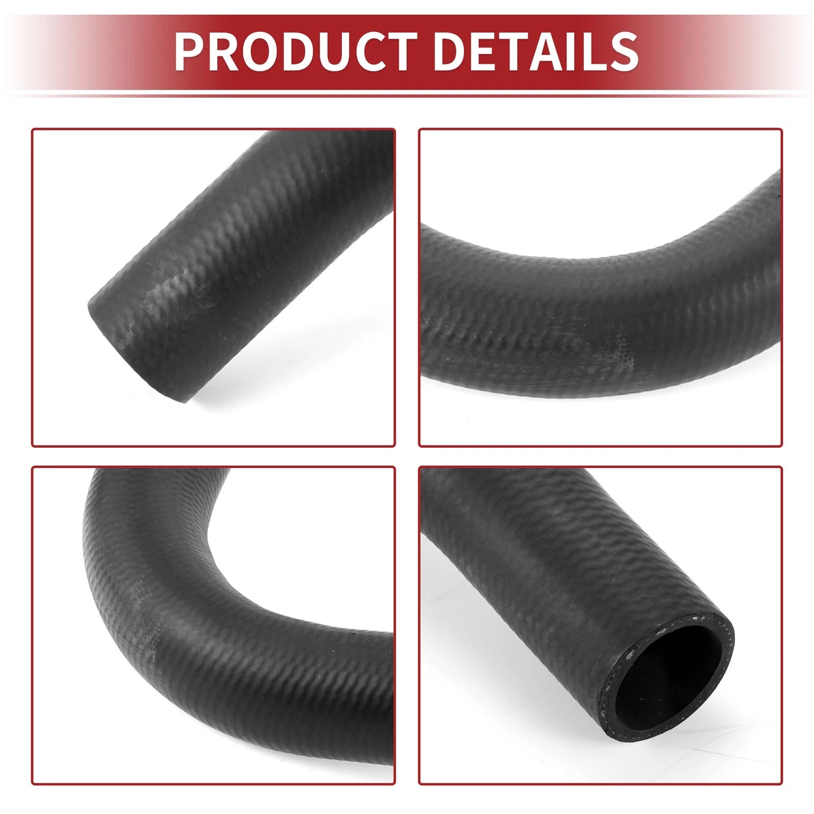 Radiator Hose for Honda Accord (2013–2017) No. 195025G0A50 Rubber Black
