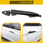 Exterior Door Handle for Hyundai Accent (2012–2016) Front Passenger RH Black