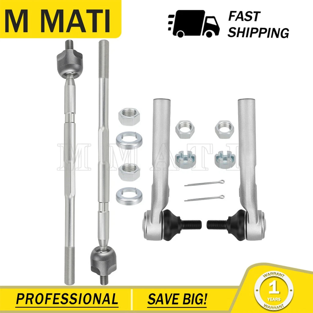 Set of 2 Tie Rods with Ends for Honda Pioneer 1000 SXS1000 M3 M5 (2016–2021)