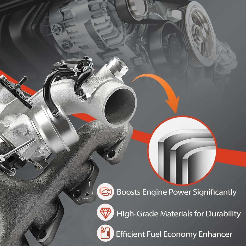 Turbocharger for Chevy Cruze Sonic Trax Buick Encore 1.4L L4 (2011–2019) 55565353