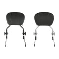 Adjustable Backrest Sissy Bar for Harley Street Glide (2009–2025) Chrome/Black