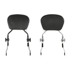 Adjustable Backrest Sissy Bar for Harley Street Glide (2009–2025) Chrome/Black