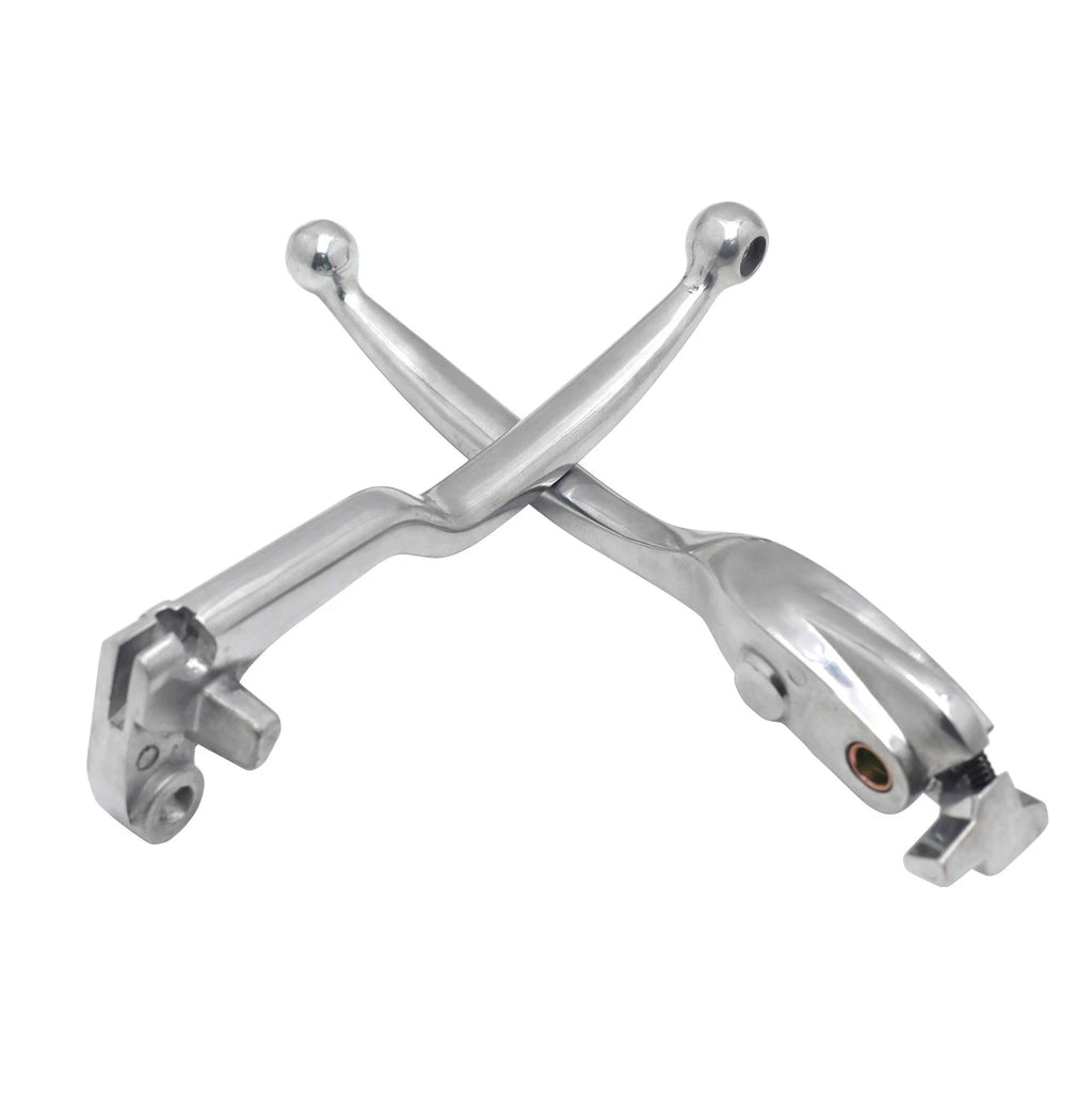 Set of 2 Silver Hand Levers Clutch Brake for Honda CBR 600RR (2003–2006)