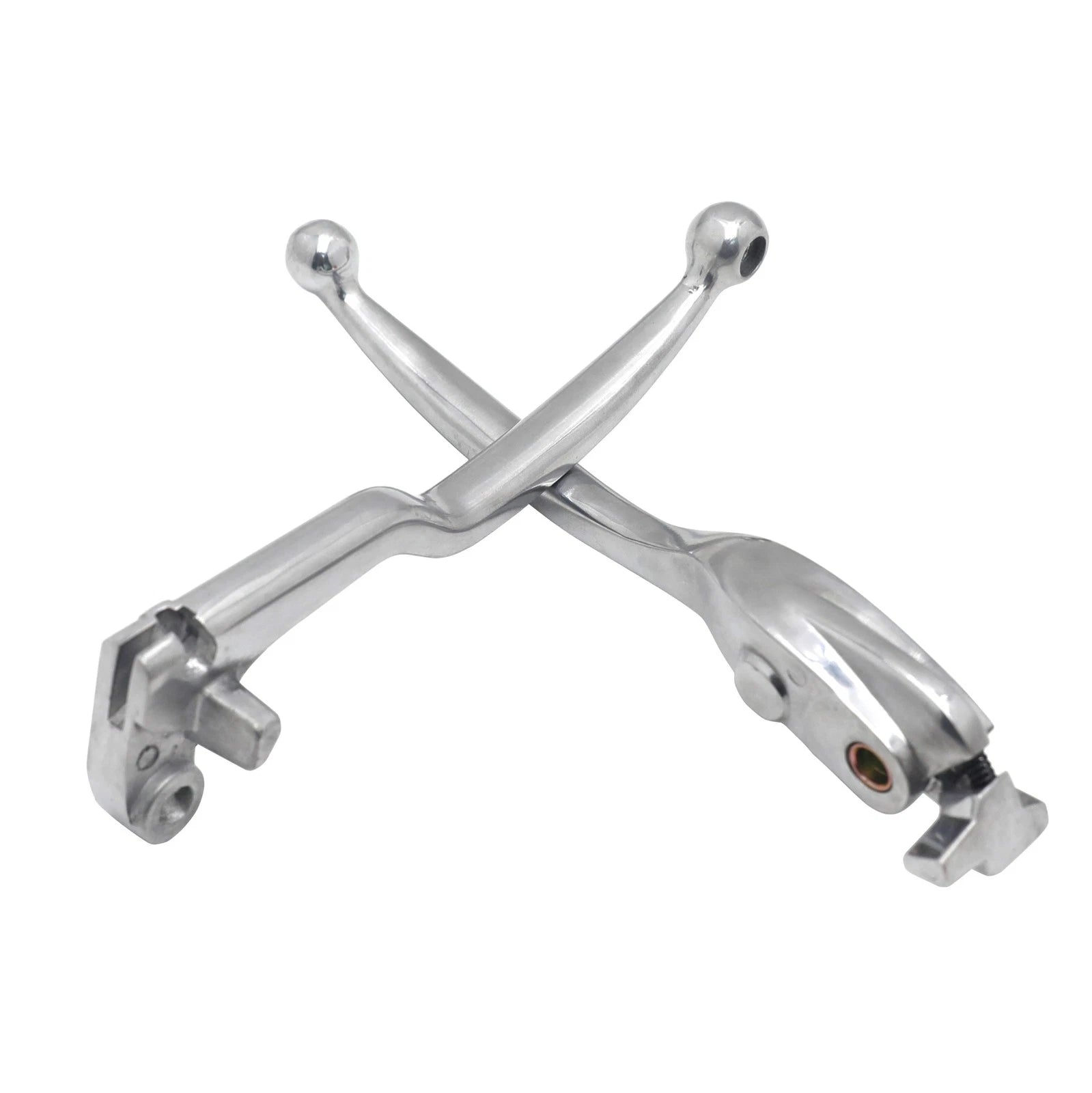 Set of 2 Silver Hand Levers Clutch Brake for Honda CBR 600RR (2003–2006)