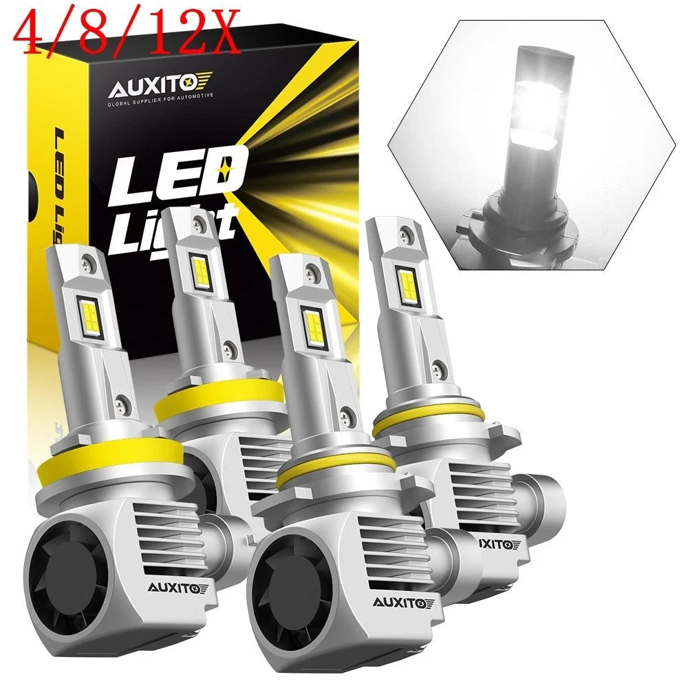 Set of 6 LED Headlight Bulbs Conversion Kit 9005 H11 for Universal