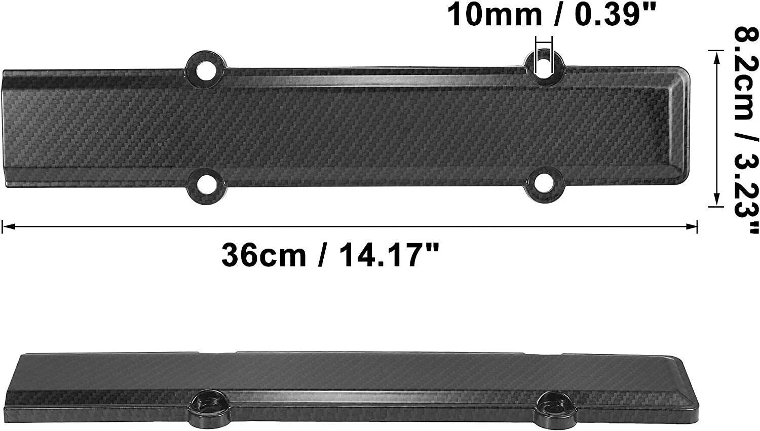Carbon Fiber Look Valve Cover Spark Plug Insert for Honda VTEC B-Series (B16 B18)