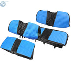 Set of 4 Blue Front Rear Seat Covers for Club Car Precedent (2004–Present)