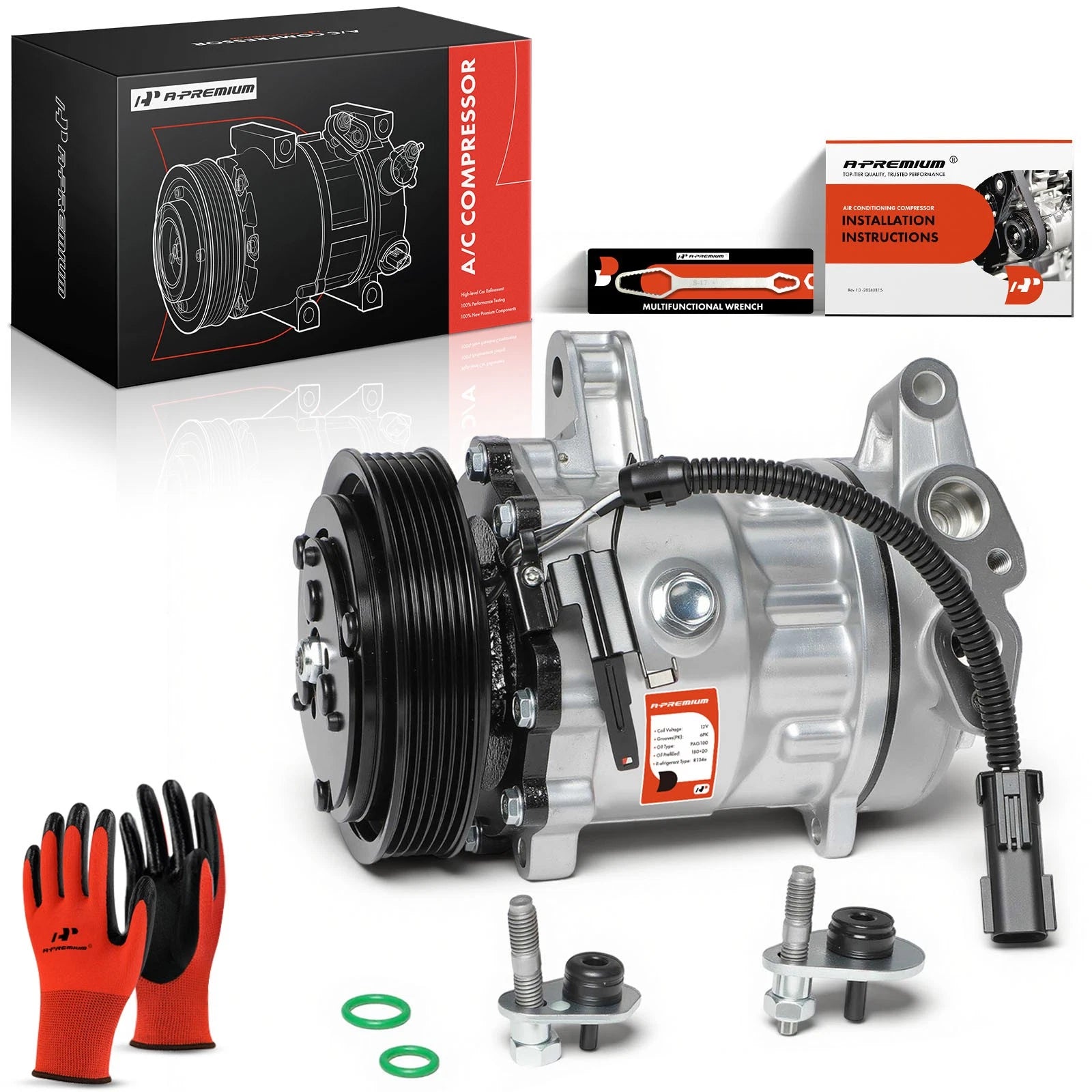 A/C Compressor with Clutch for Jeep Liberty (2002–2005)