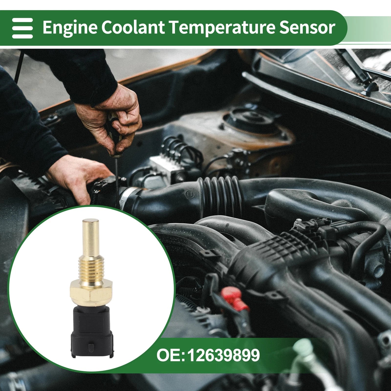 Engine Coolant Temperature Sensor No. 12639899 for Buick Enclave (2017)