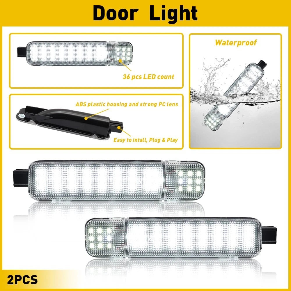 LED Courtesy Lights for Chevrolet GMC Hummer Cadillac (Fits )