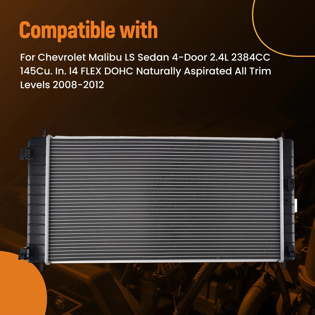 Aluminum Radiator for Chevrolet Malibu 2.4L (2008–2012) 8012864