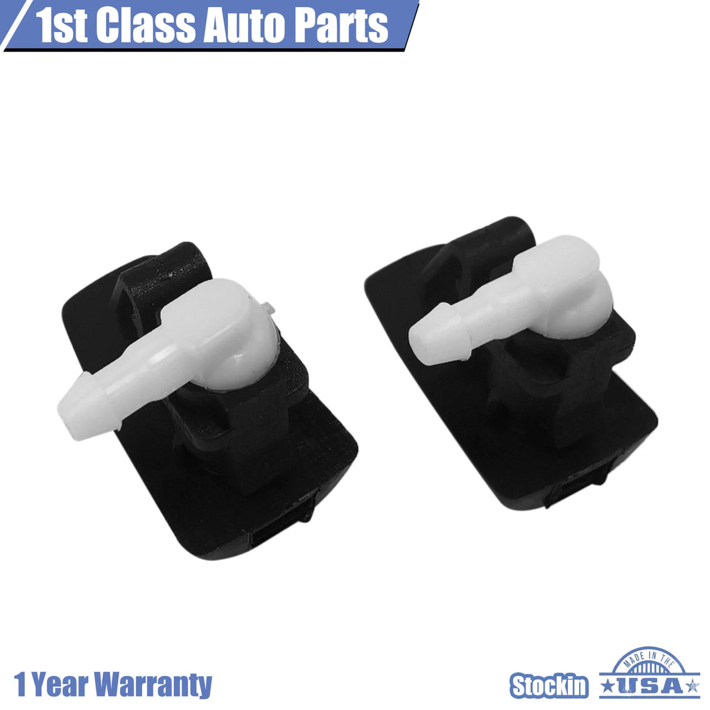 2X Windshield Washer Nozzles for Cadillac CTS SRX (2003-2009)