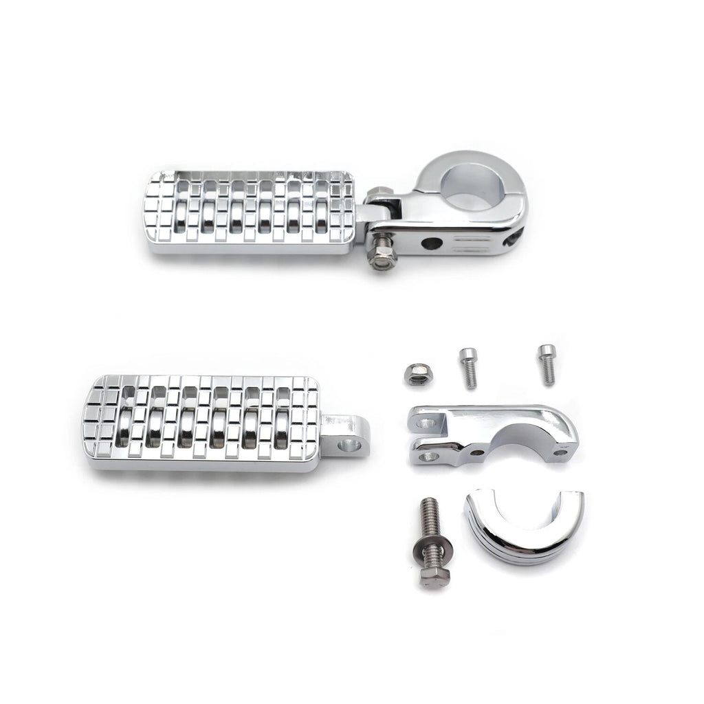 1.25" Racing Dominator Footpeg Rest Kit w/ P-Clamp for Honda GoldWing GL1800 (2015)