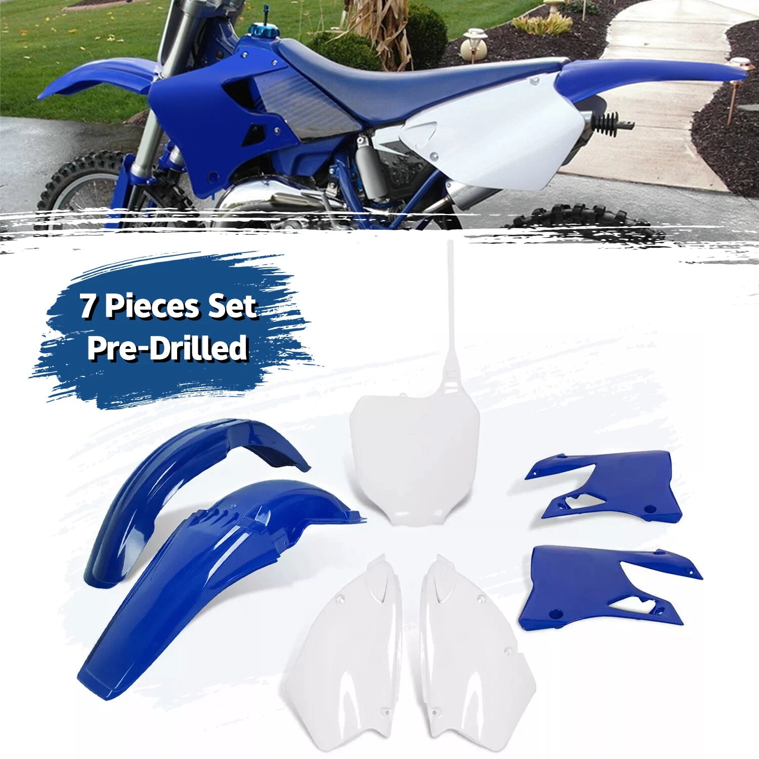 Plastic Fairing Body Kit for Yamaha YZ125 YZ250 (1996–2001)