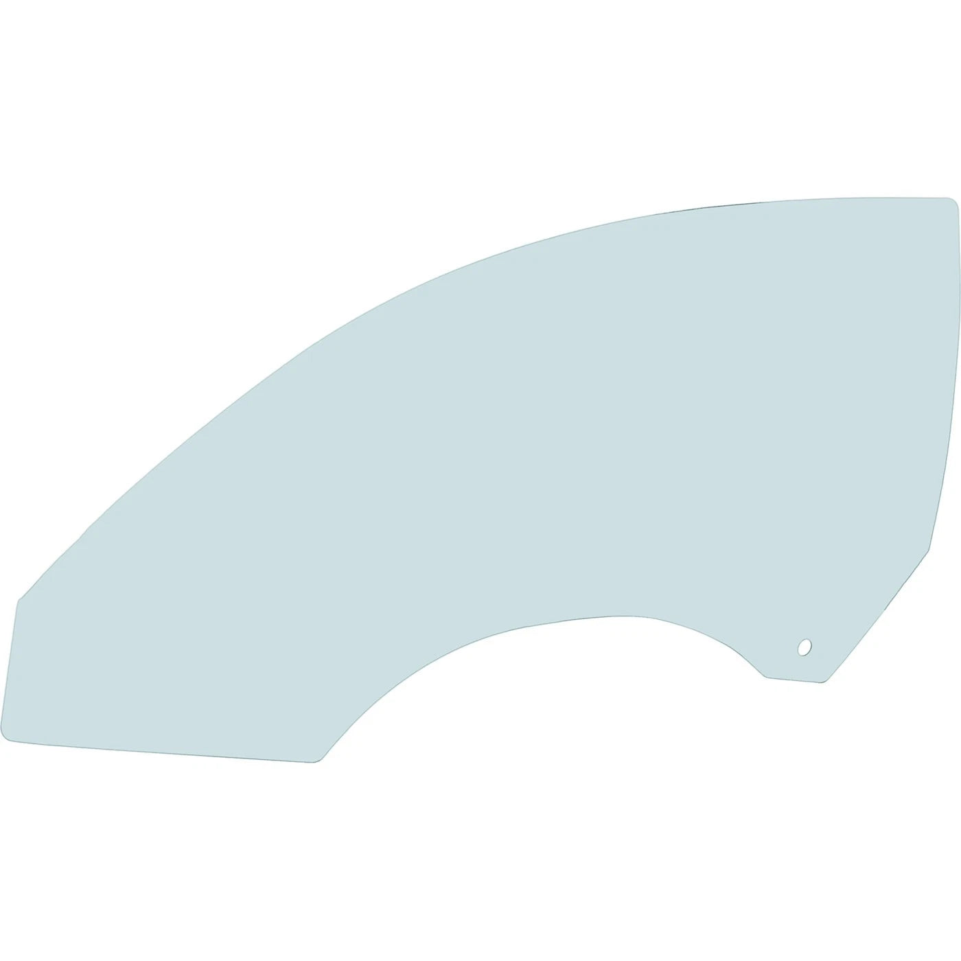 Set of 2 Front Door Glasses for Coupe Left Right Pair