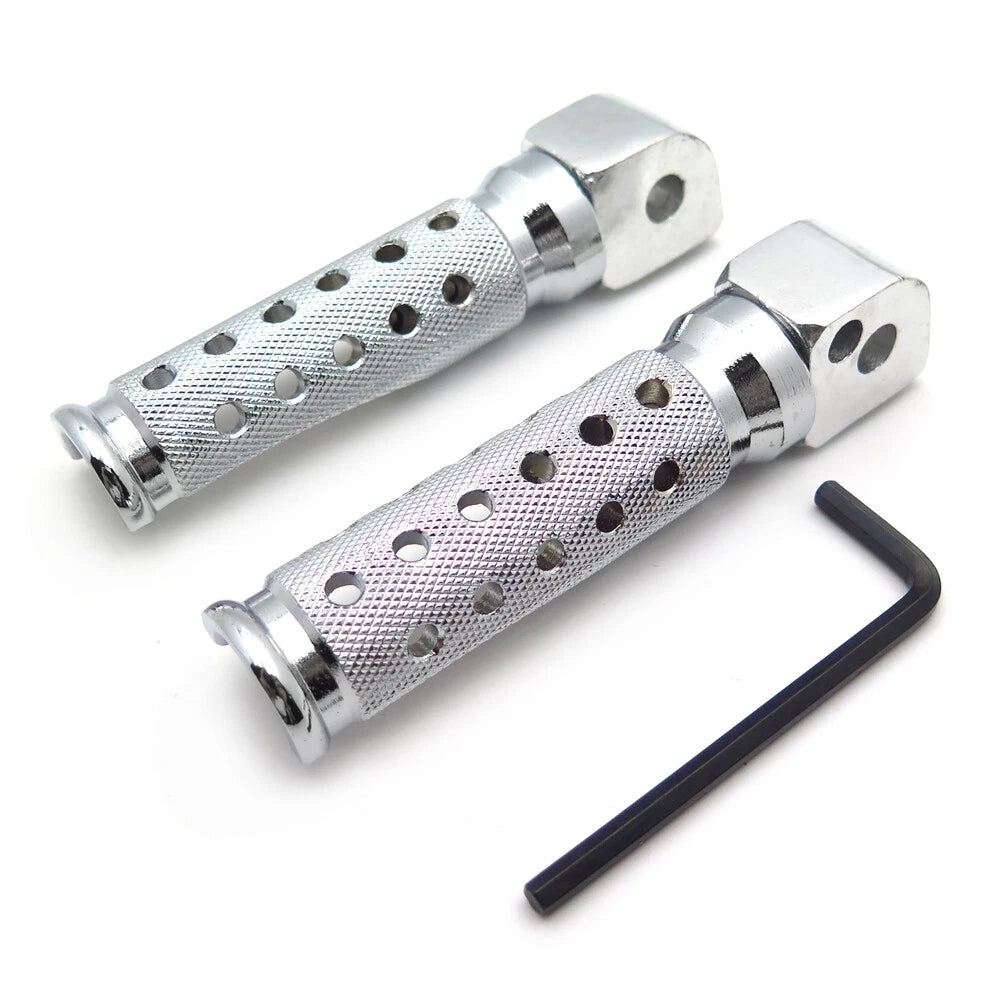 Chrome Front Foot Pegs for Yamaha FZR 600 YZF 600R/750R/1000R R1 R6 FZS1 XJ 600S (1990–2003)
