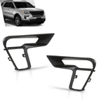 Set of 2 Front Bumper Fog Light Bezels for Ford Explorer (2018–2019)