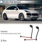 Brake Pad Wear Sensor for Porsche Cayenne 2011-2018 (2 x Sensors)