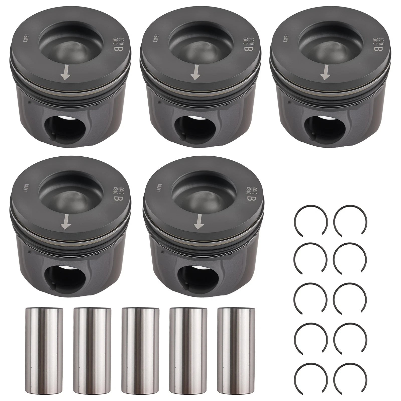 Complete Piston Set for Ford Ranger Troller 3.2 Diesel (2013–2023) AB39-75485-CA