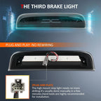 3rd Brake Light for Chevy Silverado (2014–2018) Black Housing Smoke Lens