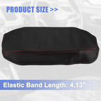 Microfiber Leather Armrest Cover Pad for Honda Civic (2006-2011) Black/Red