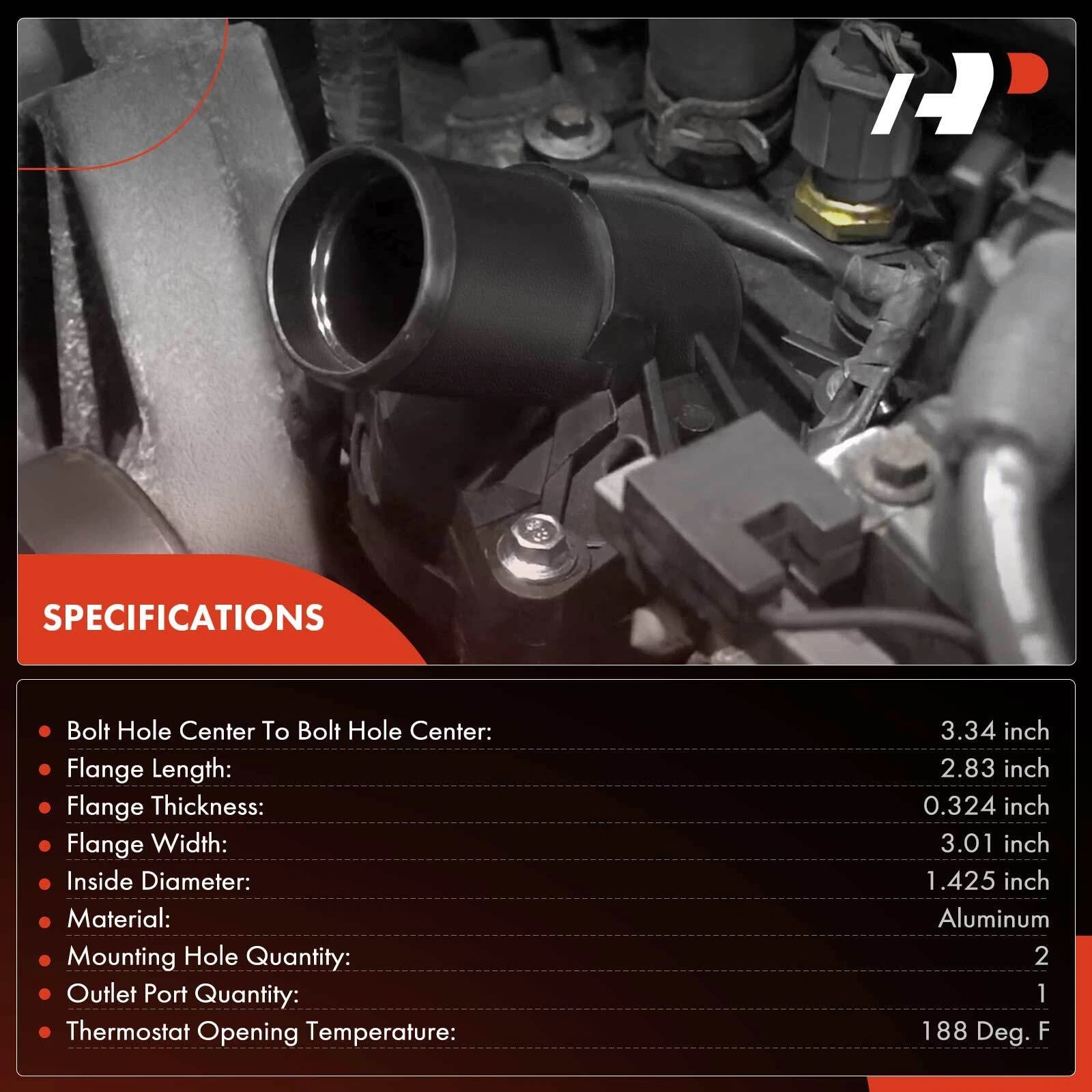 Engine Coolant Thermostat Housing for Mercedes-Benz Chrysler