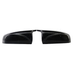Pair Rear View Mirror Cover Trim for BMW X5 X6 (2007–2013) Carbon Fiber Look