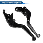 Adjustable Brake Clutch Lever for Honda Rebel 300 (2017–2022) Solid Black