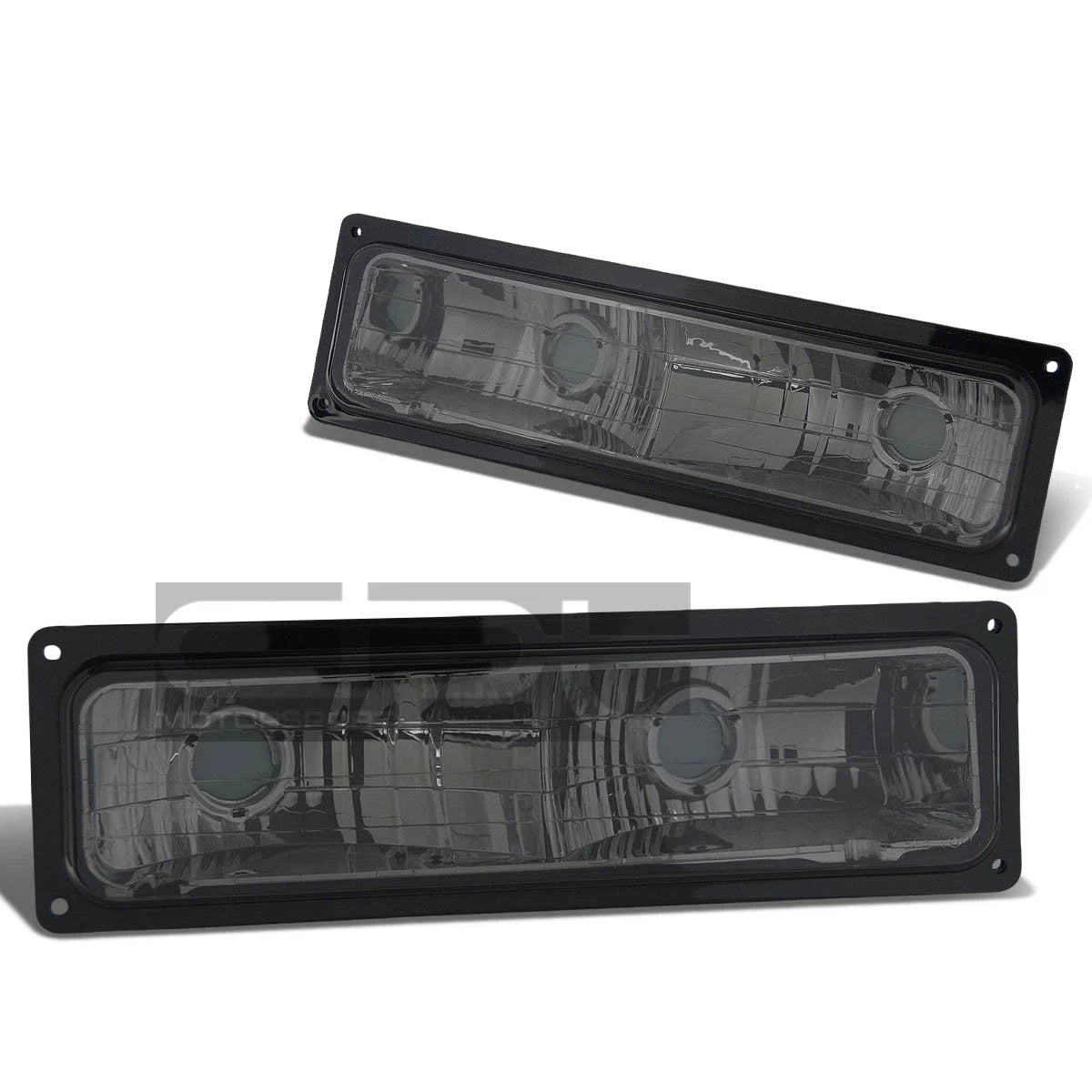 Smoke Tint Bumper Lights Signal for Chevy C10 C/K C1500/C2500/C3500 (1988–1998)