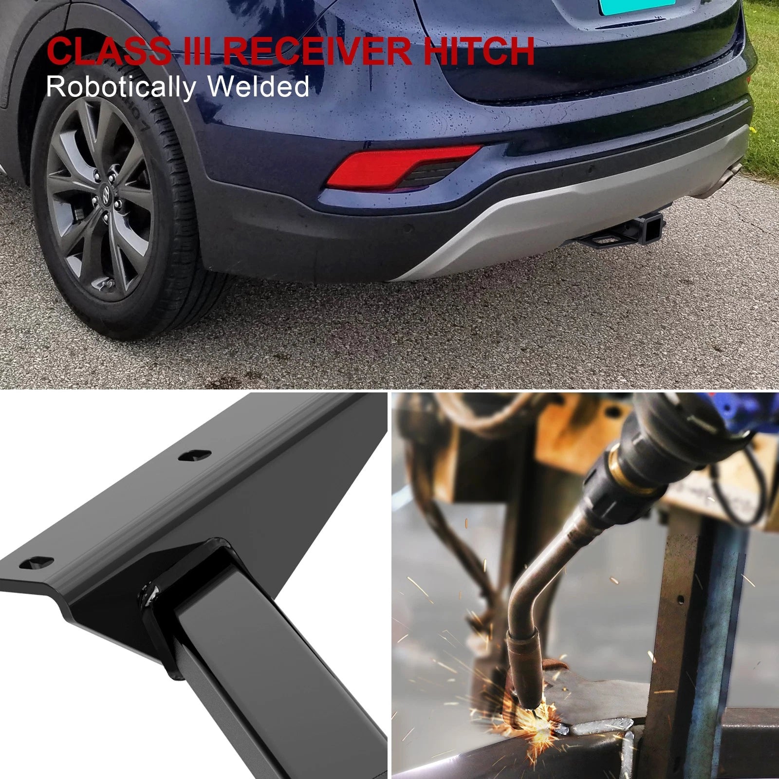 2 Inch Trailer Hitch Receiver for Hyundai Santa Fe Sport (2013–2018)