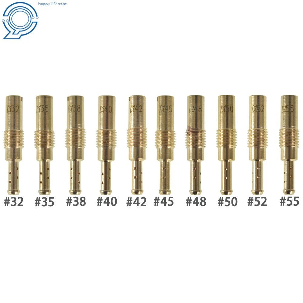 Set of 10 Slow Pilot Jets for PWK OKO CVK 32