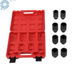 Set of 8 Deep Impact Sockets for Automotive (1" to 1-1/2")