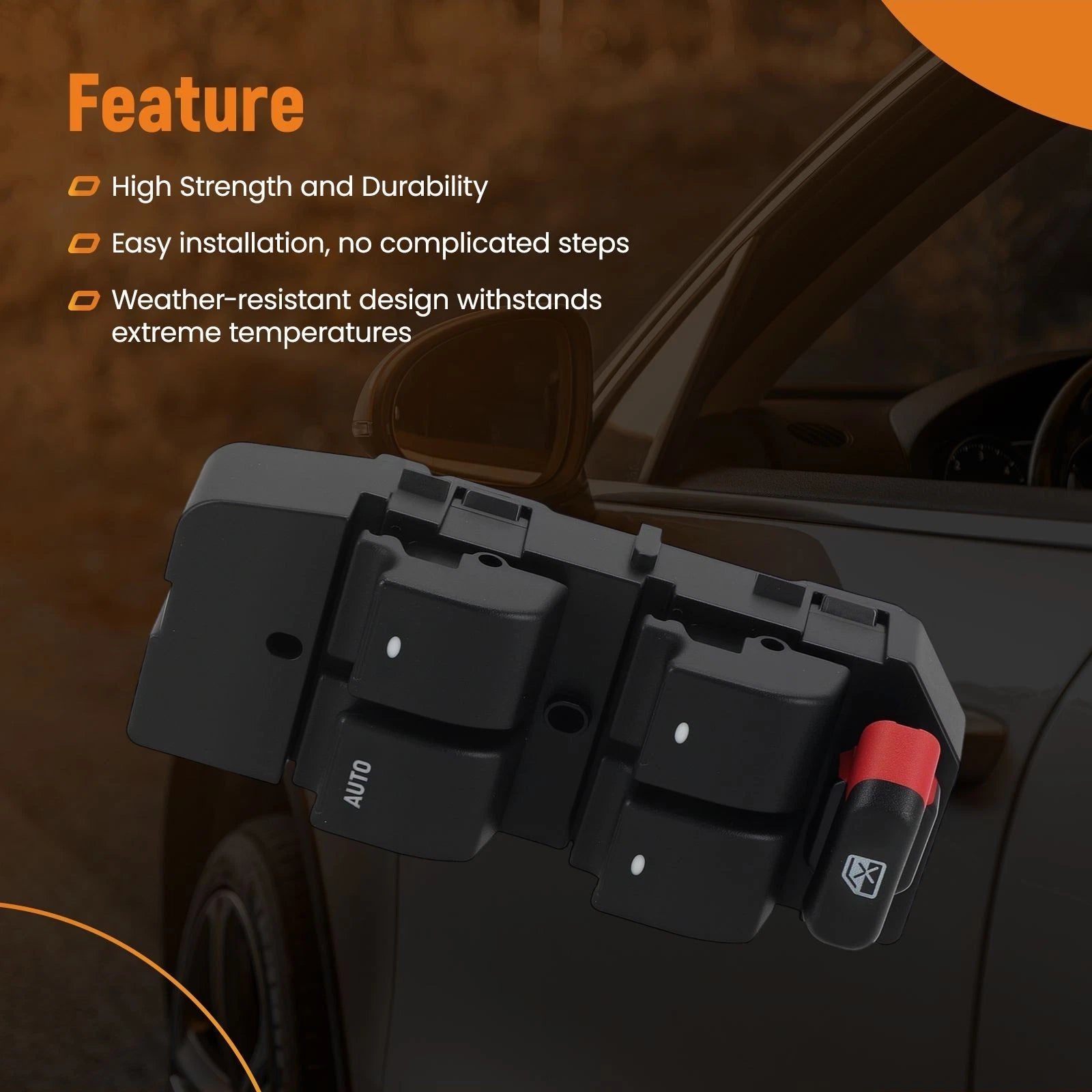 Driver Window Switch for Chevrolet Impala (2006–2008) - Left Front