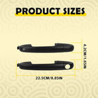 Front LH RH Exterior Door Handle for Kia Forte Forte Koup (2010–2013)