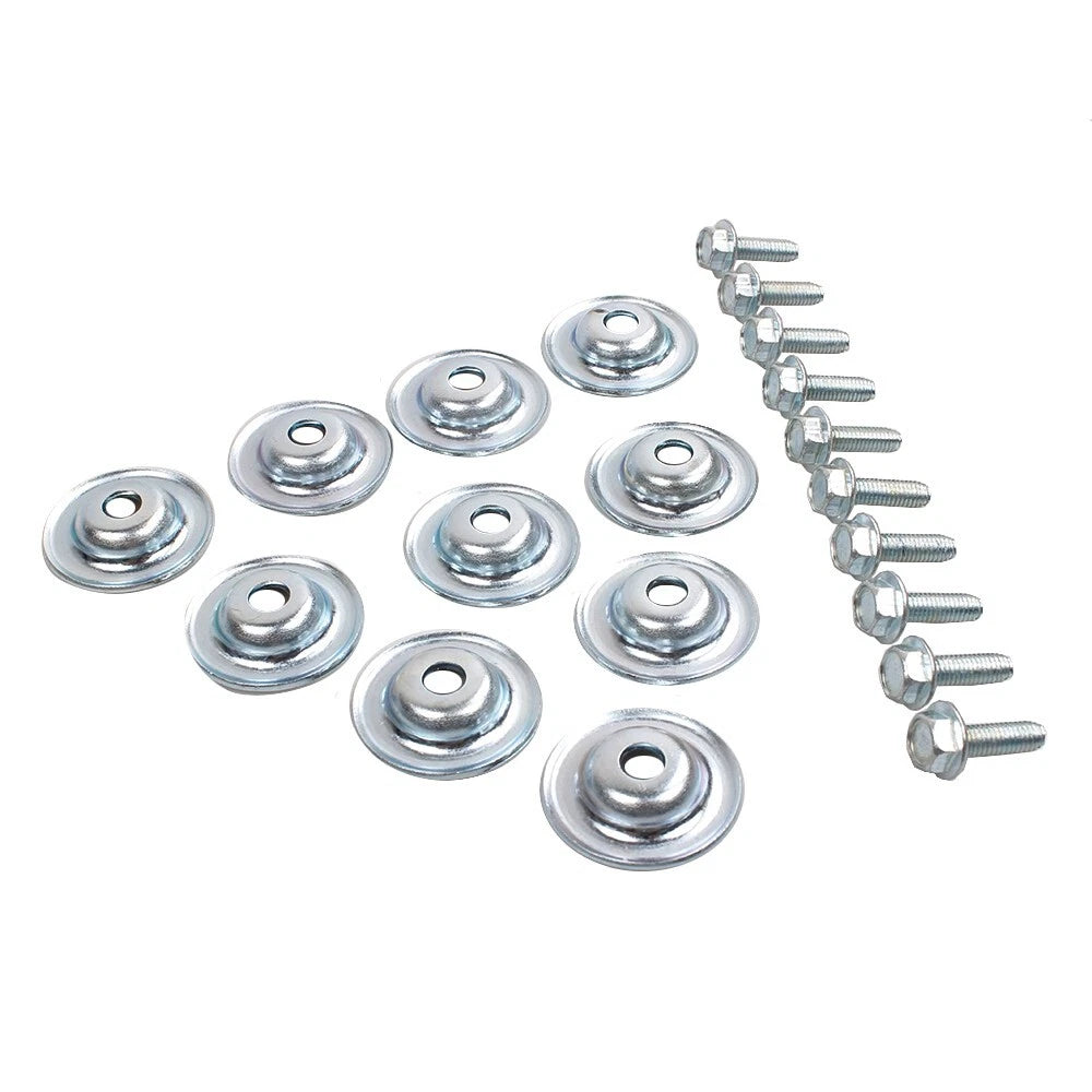 Set of 10 Skid Plate Washers for Polaris RZR 1000 900 800 570 XP Turbo