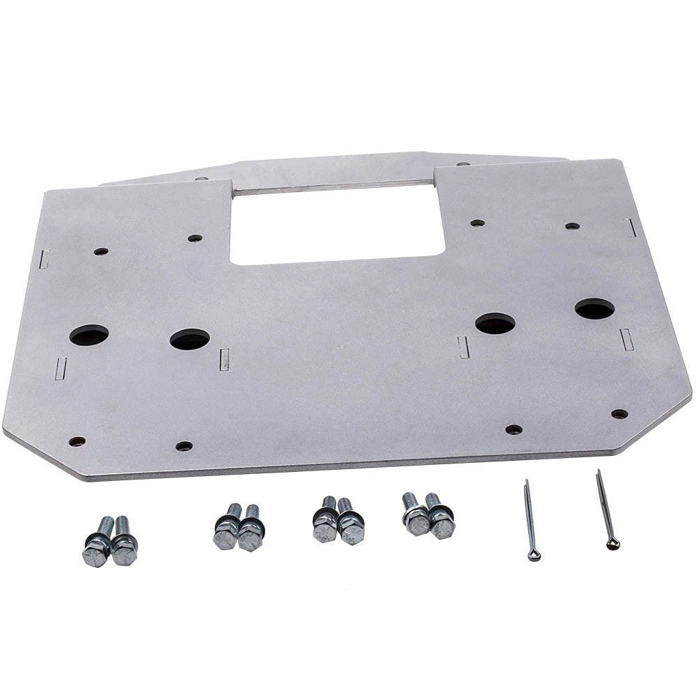 Spare Tire License Plate Relocation Mounting Bracket for Jeep Wrangler JL (2018–2019)