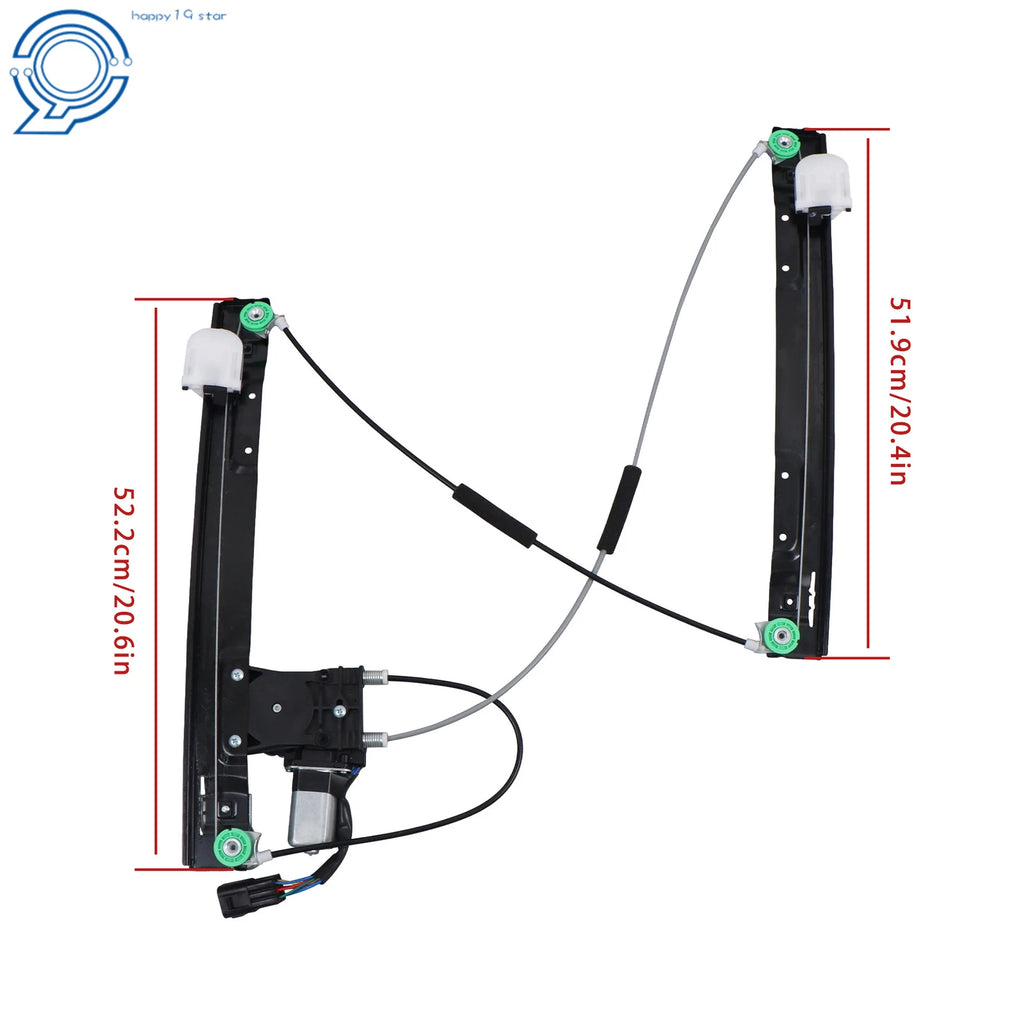 Front Left Power Window Regulator with Motor for Jaguar XF (2009-2015)