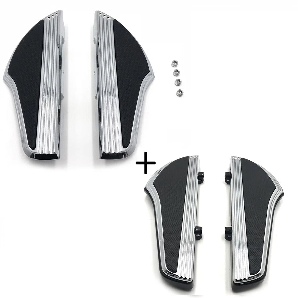 Defiance Footboard Set for Harley Dyna (2012–2016) & Touring (2000–2019)