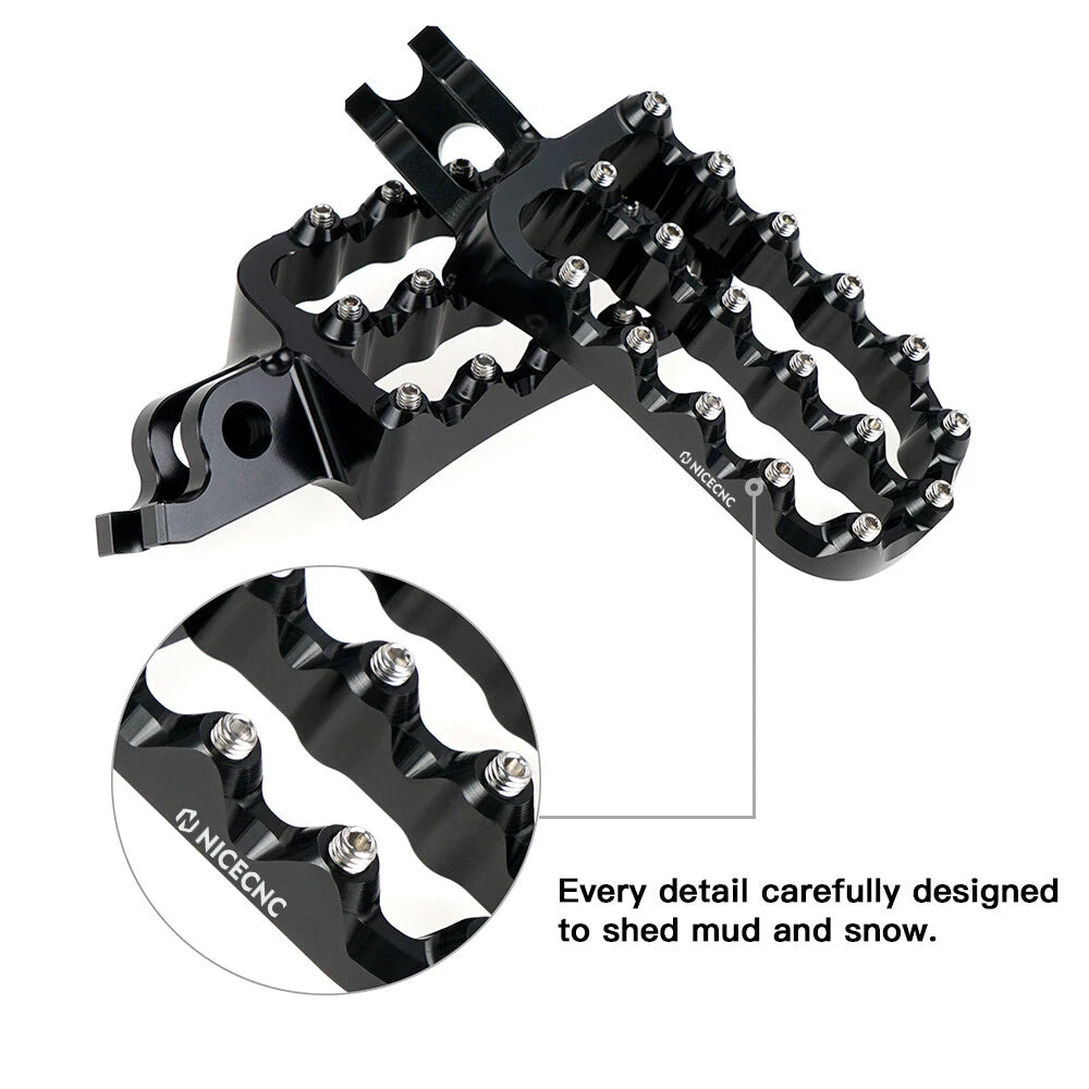 Set of 2 Foot Pegs for Honda CRF1100 (2020–2023) CRF250L (2012–2021)
