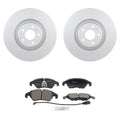 Front Rotors & Ceramic Disc Brake Pad Kit for Audi A6 Quattro (2012–2018)