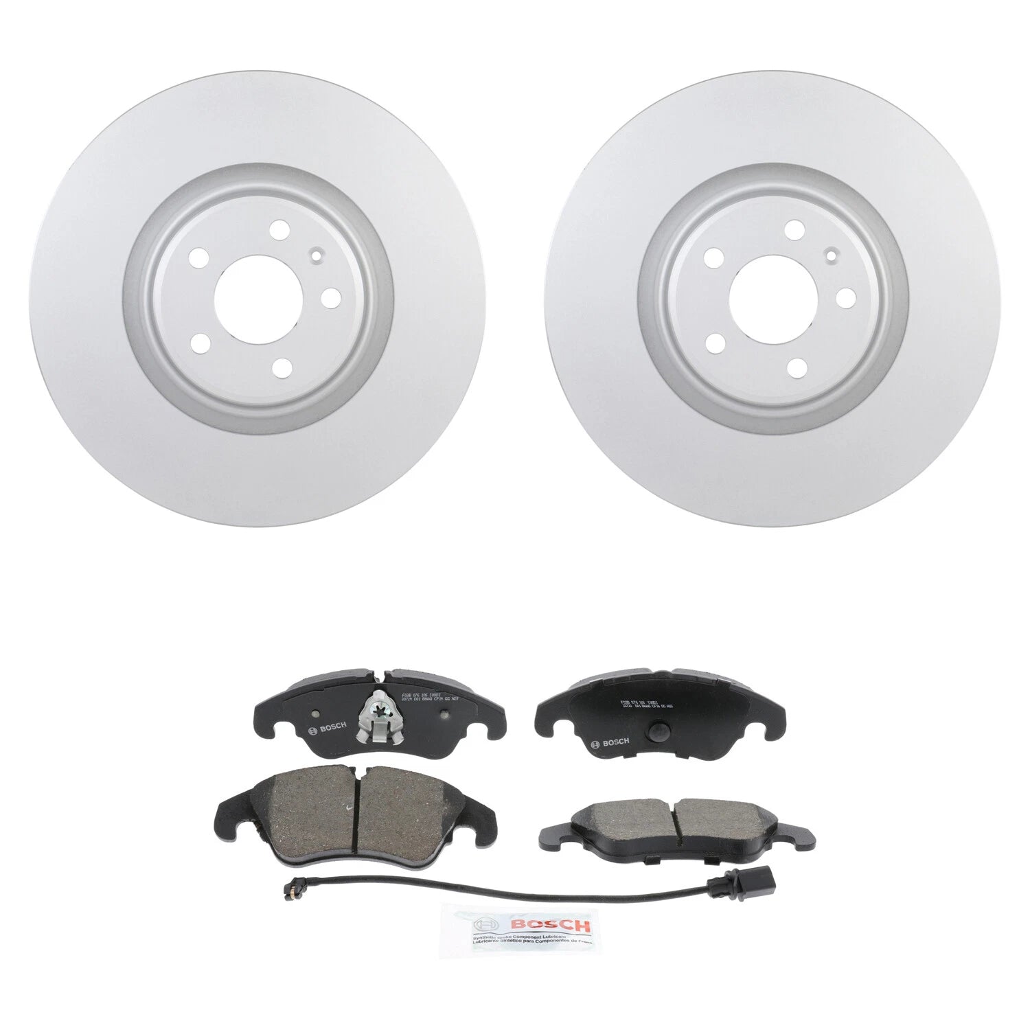 Front Rotors & Ceramic Disc Brake Pad Kit for Audi A6 Quattro (2012–2018)