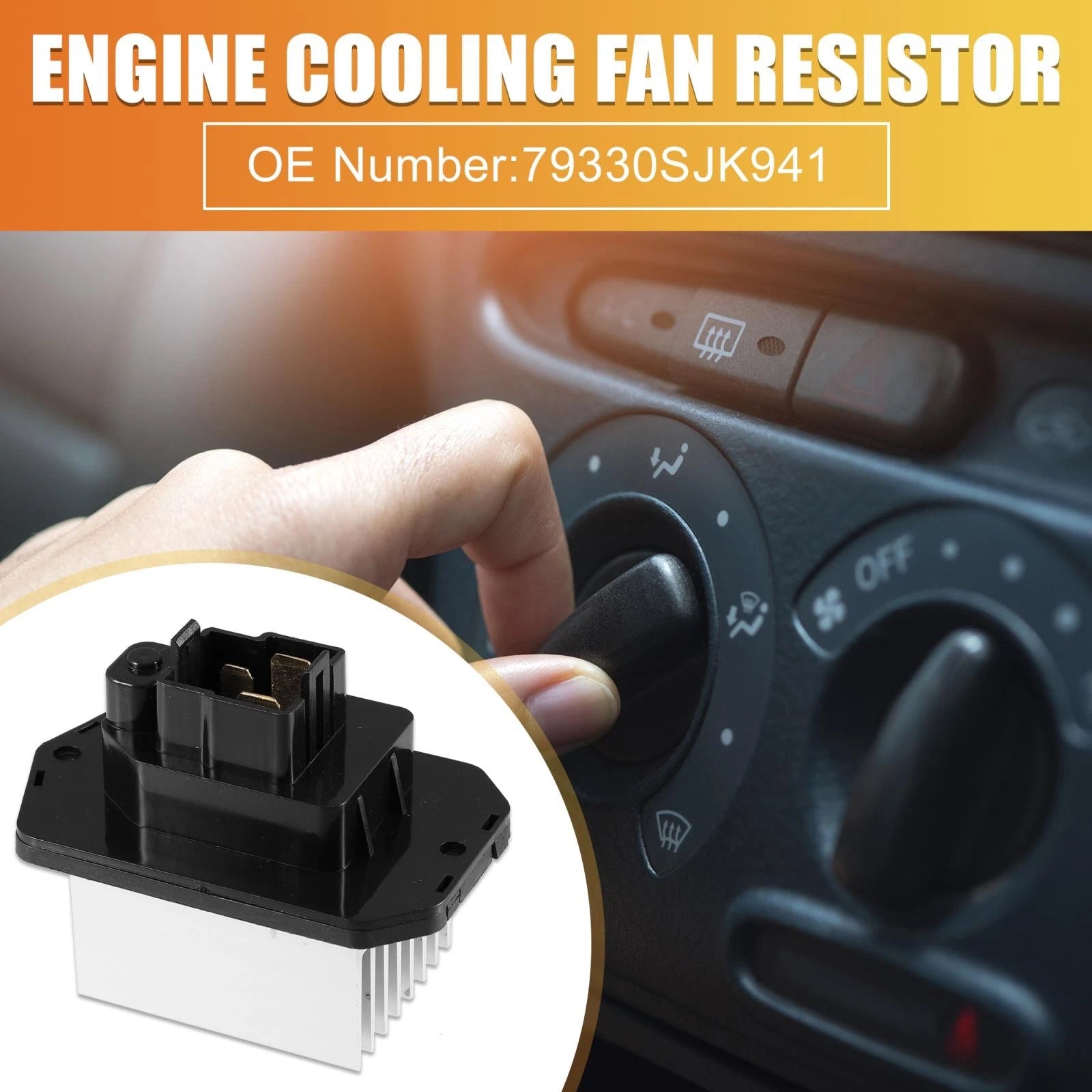 HVAC Blower Motor Resistor 79330SJK941 for Acura RL TL ZDX Honda Ridgeline