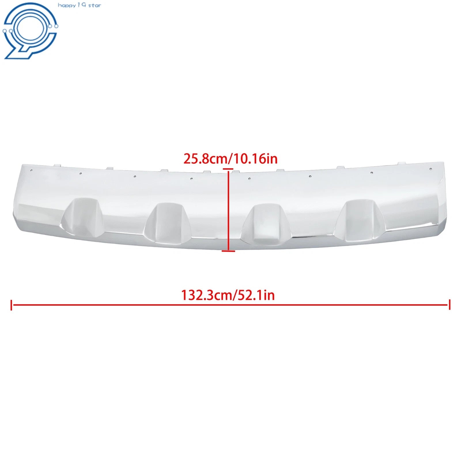 Chrome Front Bumper Lower Panel for Silverado 2500HD (2020-2023)