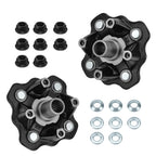 2X Front Wheel Hub & Nuts for Suzuki Vinson 500, Eiger 400 (2002–2007)