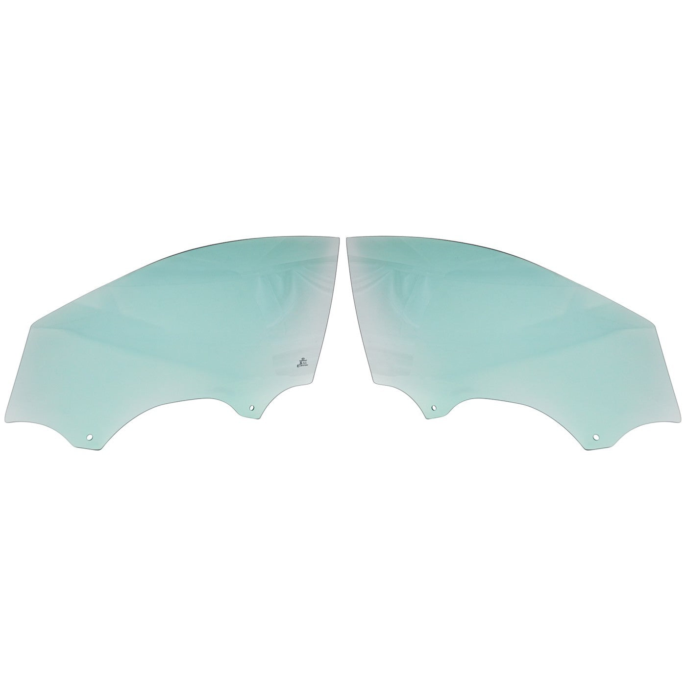 Set of 2 Front Door Glasses for VW Golf